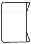 Hohlsaum oben / unten, Ø 6 cm