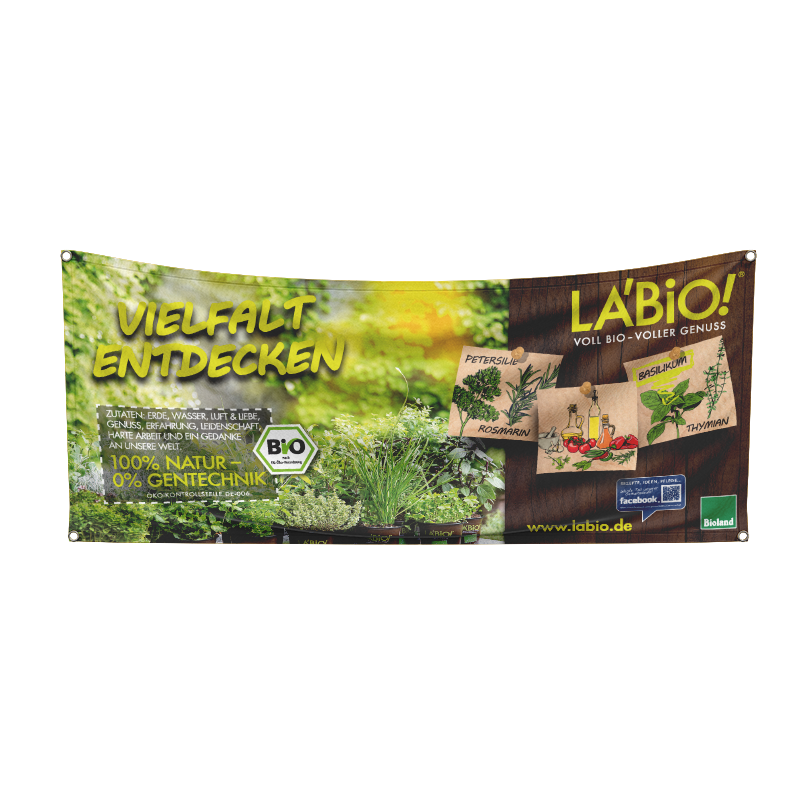 La'Bio Großfläche<br>410x190cm
